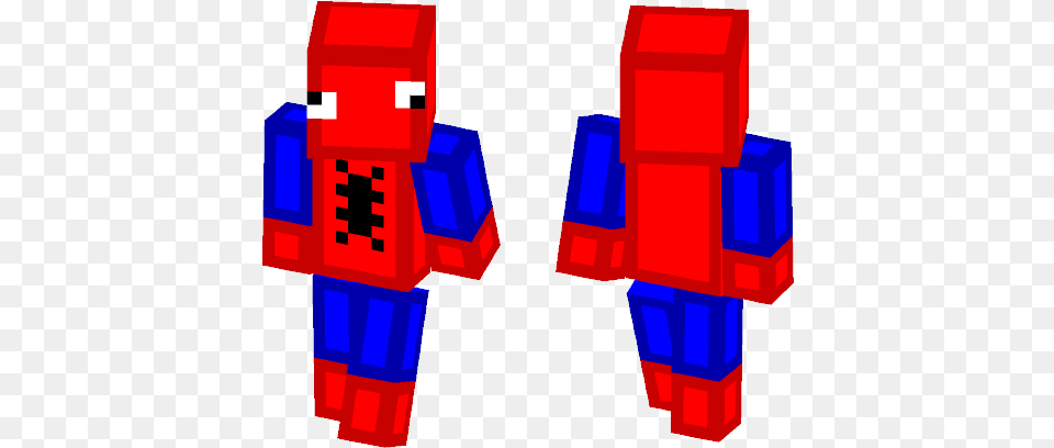 Download Spoderman Minecraft Skin For Electric Blue, Person Png Image
