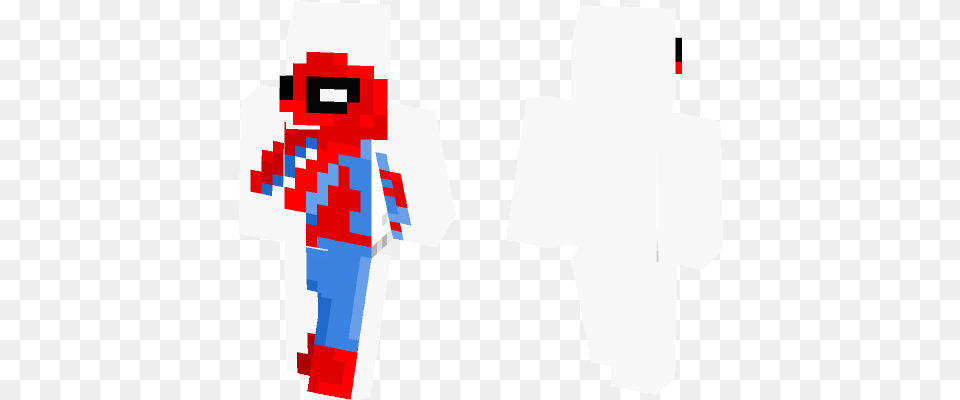 Spoderman Minecraft Skin For Fictional Character, Cross, Symbol Free Png Download