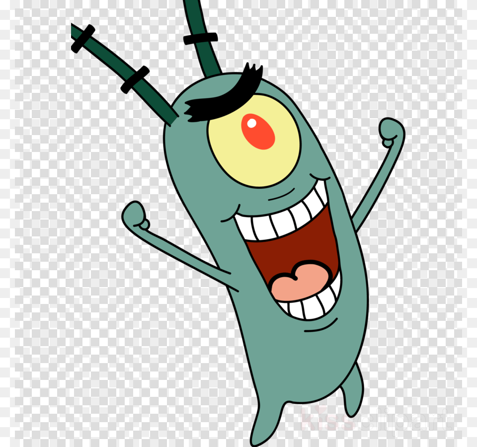 Download Spongebob Squarepants Characters Clipart Plankton Sheldon J Plankton, Animal, Grasshopper, Insect, Invertebrate Png