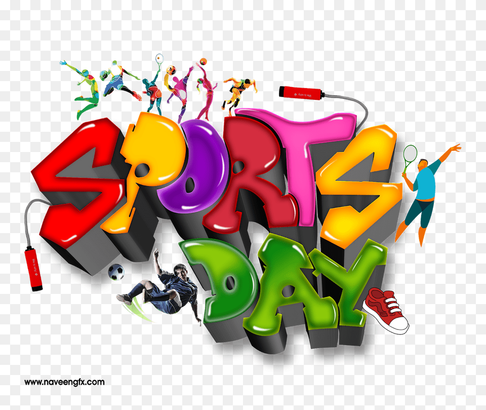 Download Sports Day Hd Logo Free Sports Day Logo, Art, Graphics, Adult, Person Png Image
