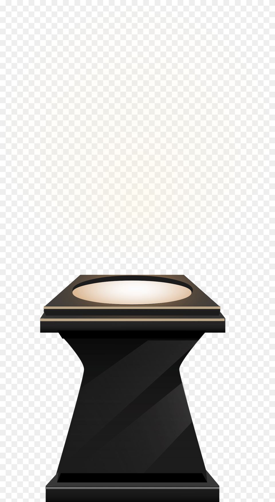 Download Spotlight Clipart Pedestal With Spotlight Lamp, Plate, Trophy Free Transparent Png