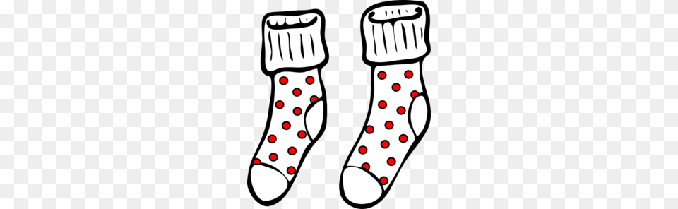 Download Spotty Socks Clipart Sock Clip Art White Product, Pattern, Clothing, Hosiery Free Png
