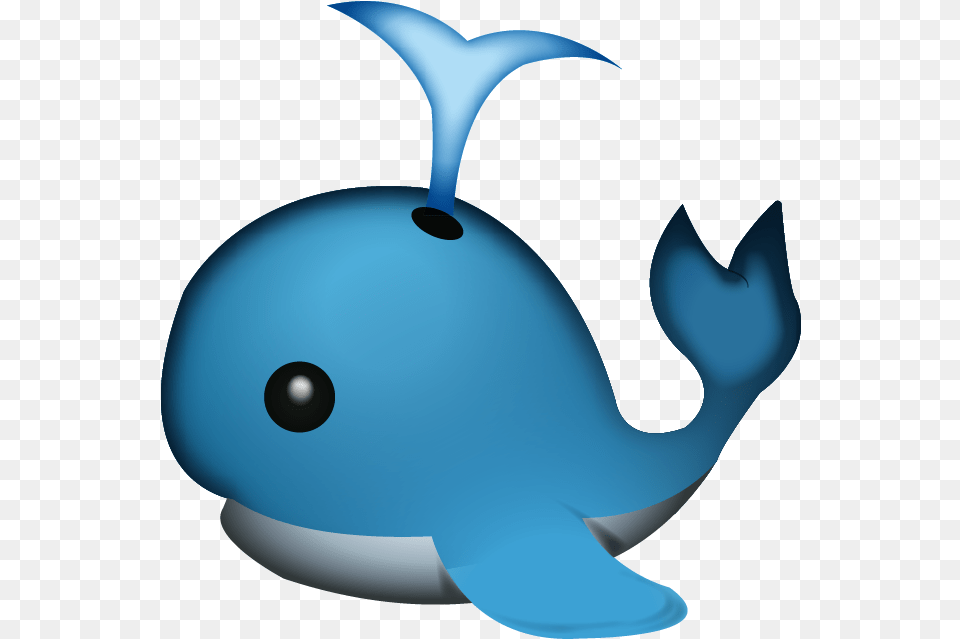 Download Spouting Whale Emoji Whale Emoji, Animal, Sea Life, Mammal Free Png