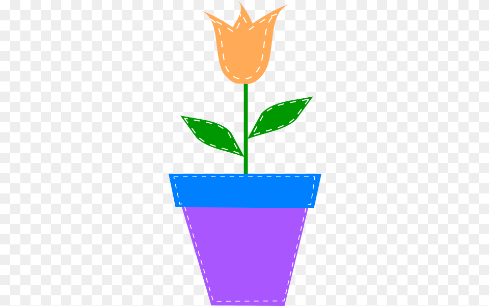 Download Spring Clipart For Web With No Tulip Flower Pot Clipart, Jar, Leaf, Plant, Planter Free Transparent Png