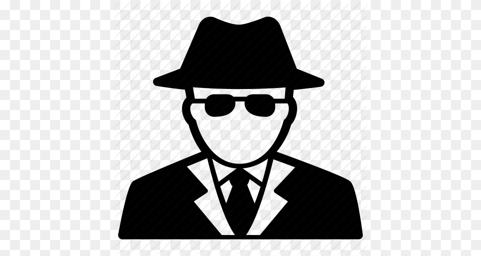 Download Spy Icon Clipart Video Security Awareness Detective, Clothing, Hat, Sun Hat, Cowboy Hat Free Png