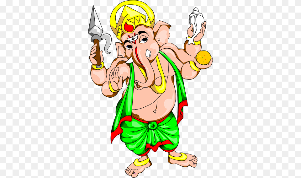 Download Sri Ganesh Transparent And Clipart, Clothing, Costume, Person, Baby Png Image