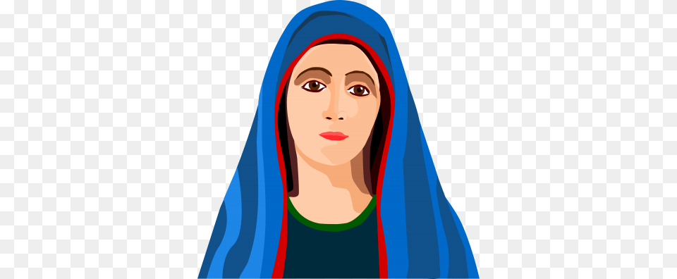 Download St Mary And Clipart, Head, Clothing, Face, Portrait Png Image
