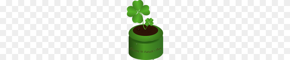 Download St Patricks Day Category Clipart And Icons, Leaf, Planter, Plant, Pottery Png