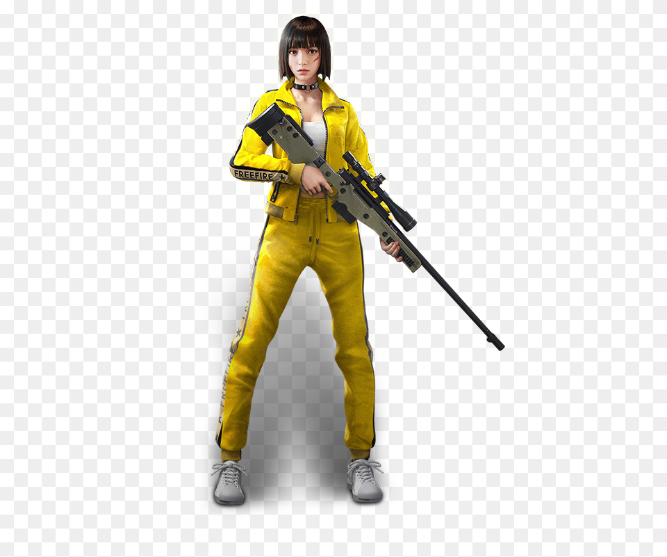 Standing Outerwear Fire Garena Battlegrounds Imagens Fire, Clothing, Costume, Person, Firearm Free Png Download