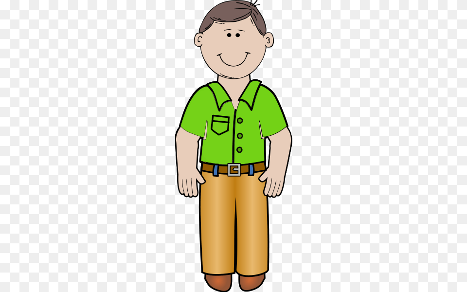 Download Standing Stick Man Parent Clipart, Clothing, Person, Shorts, Face Png Image