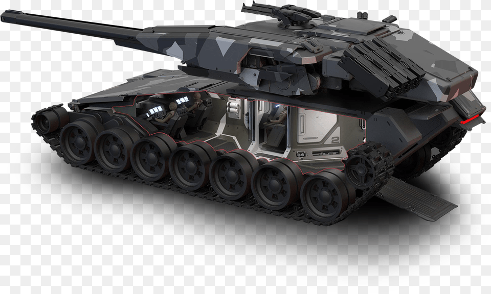Download Star Citizen Tumbril Nova Star Citizen Nova Tank, Armored, Military, Transportation, Vehicle Png Image