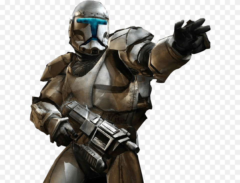 Download Star Clone Wars Mercenary Figurine The Trooper Hq Clone Commando Battlefront 2, Adult, Male, Man, Person Png Image