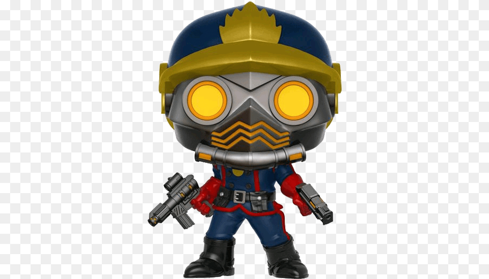 Download Star Lord Classic Suit Us Exclusive Pop Vinyl Star Lord Classic Pop, Robot, Toy Png