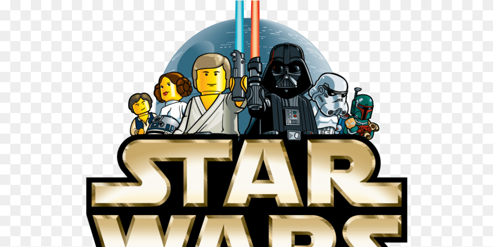 Download Star Wars Clipart Blue Lightsaber Image With No Lego Star Wars, People, Person, Baby, Face Free Png