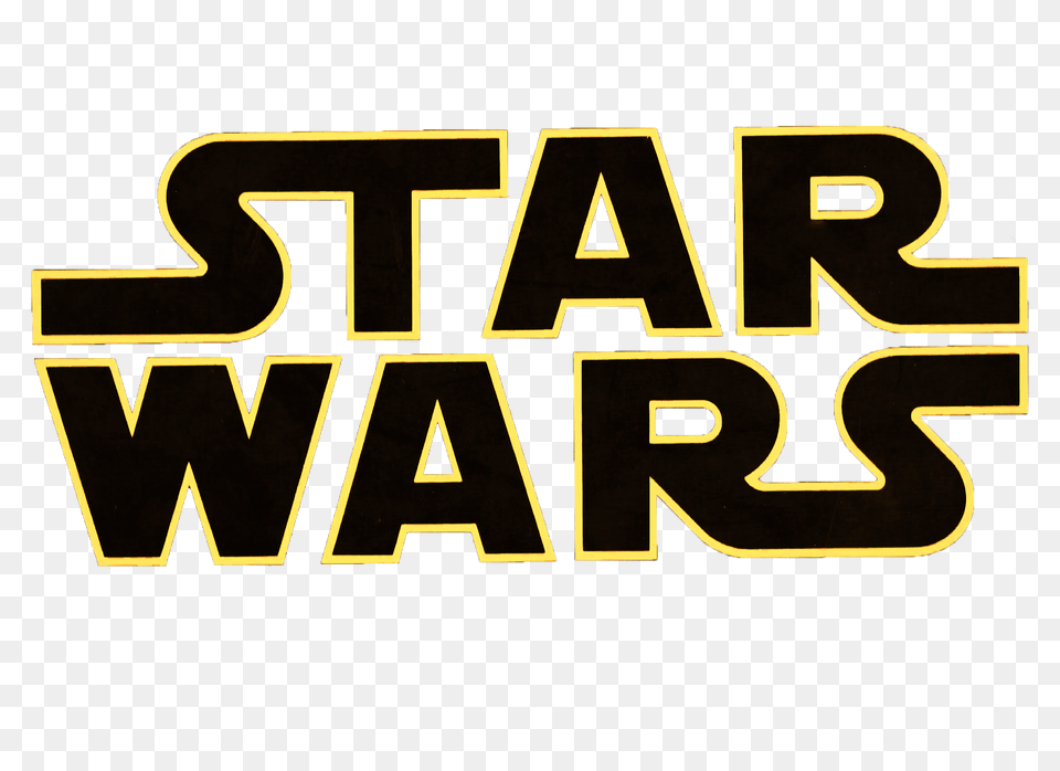 Star Wars Logo Star Wars Logo Gold, Text, Scoreboard Free Png Download