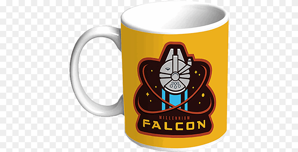 Download Star Wars Logos Image Millennium Falcon, Cup, Beverage, Coffee, Coffee Cup Free Transparent Png