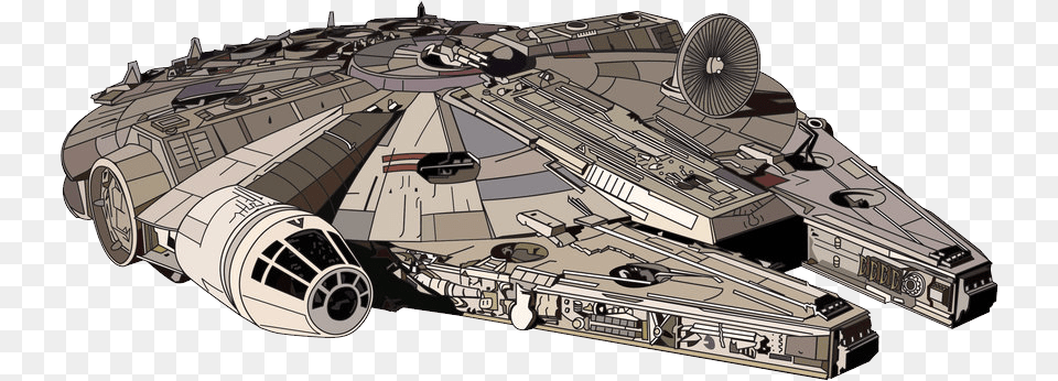Download Star Wars Millennium Falcon Clip Art, Cad Diagram, Diagram, Car, Transportation Free Transparent Png