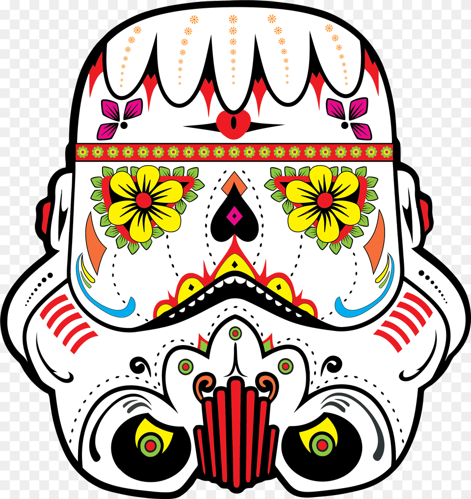 Download Star Wars Sugar Skull Star Wars Sugar Skull, Art, Drawing Free Transparent Png