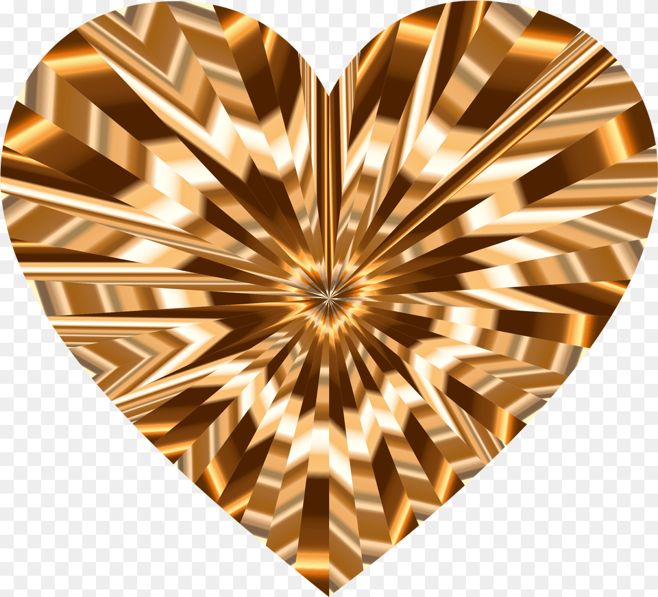 Download Starburst Heart 9 Jpg Black And White Library Brown Heart, Gold, Guitar, Musical Instrument Free Transparent Png