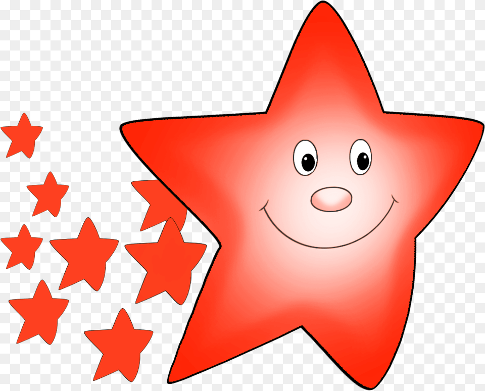 Download Stars Clipart Comet Red Stars Clipart Image Star Cartoon Gif, Star Symbol, Symbol, Nature, Outdoors Free Transparent Png