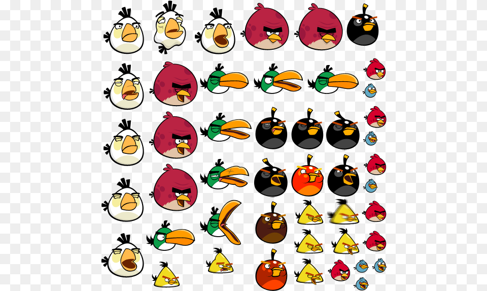 Download Startup Time Sprites Angry Birds Bird Sprites Angry Birds Sprites, Face, Head, Person Free Png