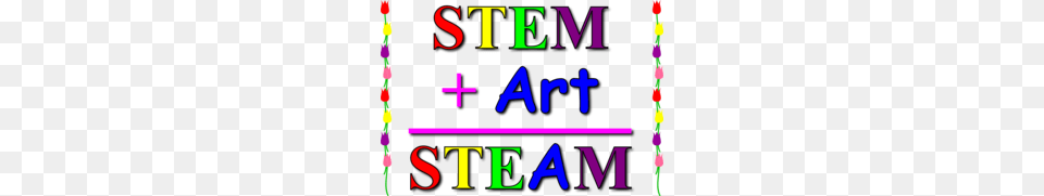 Download Stem Art Clip Art Clipart Steam Fields Science, Text, Scoreboard, Light, Purple Free Transparent Png