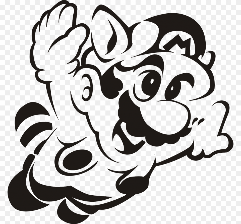 Download Stencil Clipart Mario Bros Yoshi Clipart Free, Art, Graphics, Floral Design, Pattern Png Image