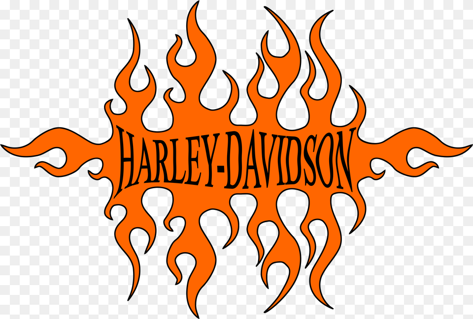 Download Stencil Patterns Harley Language, Fire, Flame Png Image
