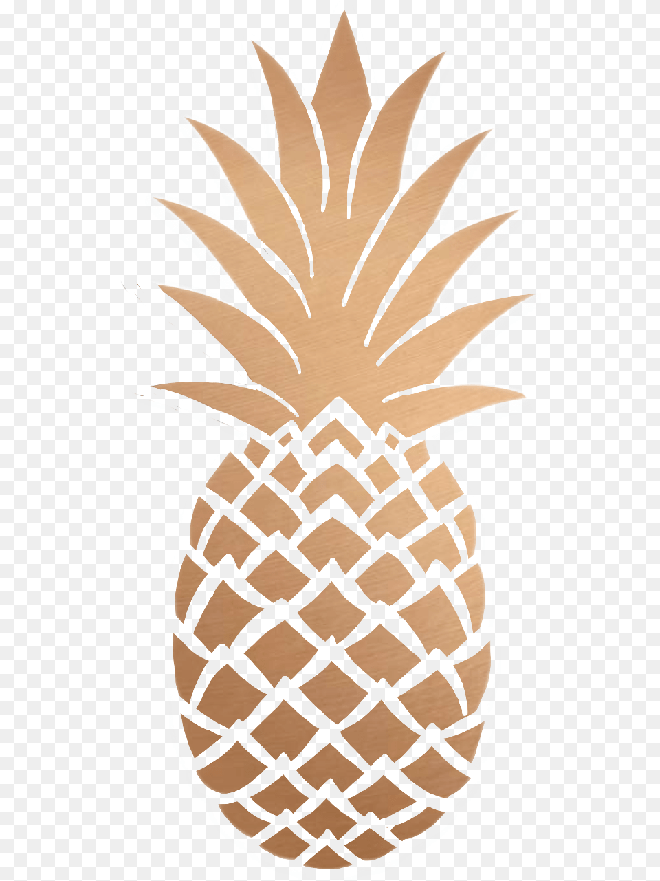 Download Sticker Pineapple Gold Interesting Art Tumblr Rose Gold Cute Phone Backgrounds, Food, Fruit, Plant, Produce Free Png