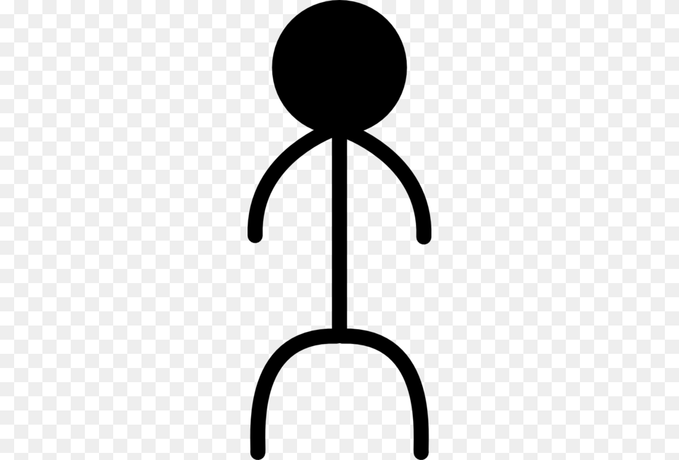 Download Stickmans Clipart Stick Figure Clip Art, Gray Png