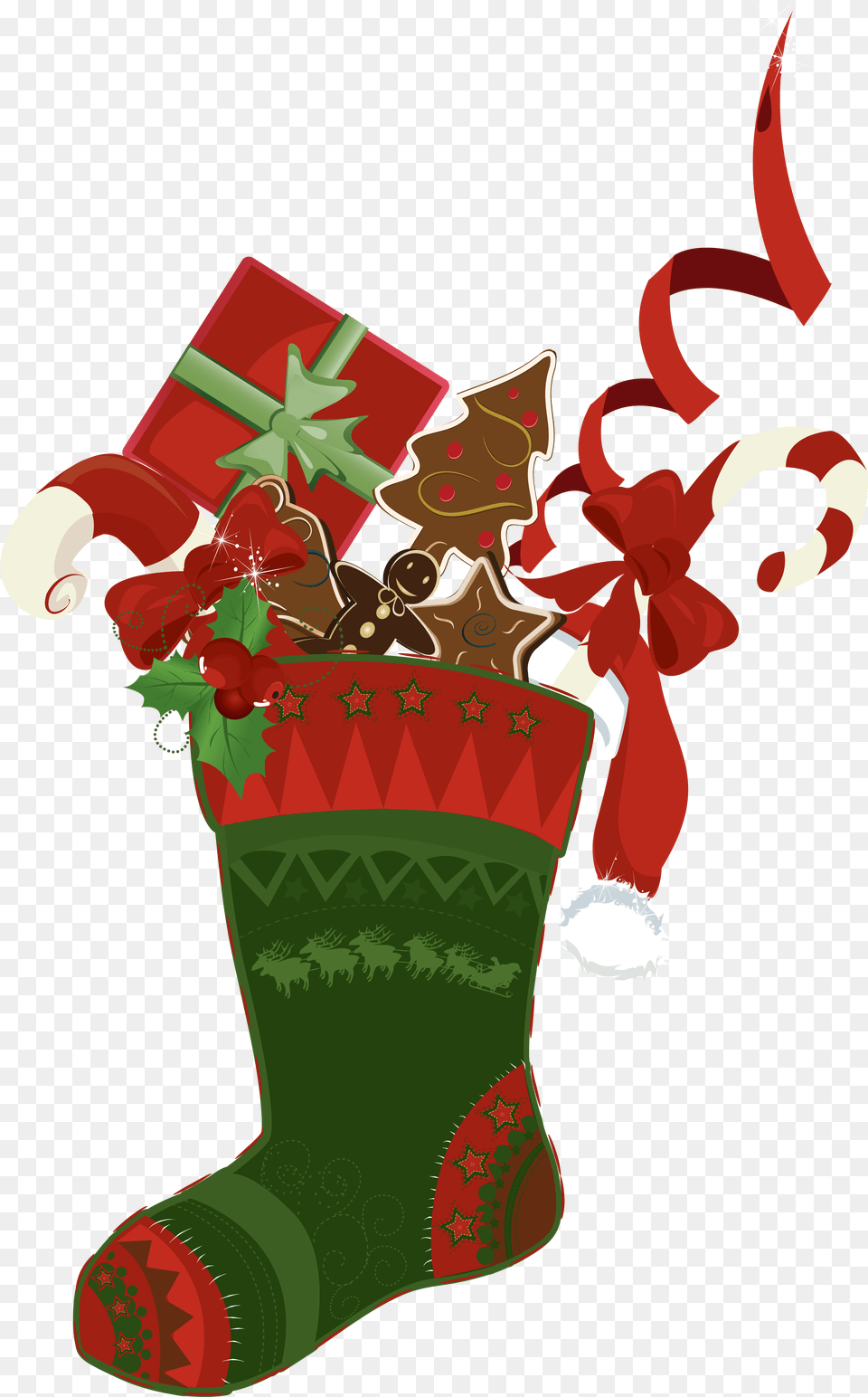 Download Stockings Decoration Christmas Drawing Hd Drawing Of Christmas Stocking, Gift, Hosiery, Festival, Clothing Free Transparent Png