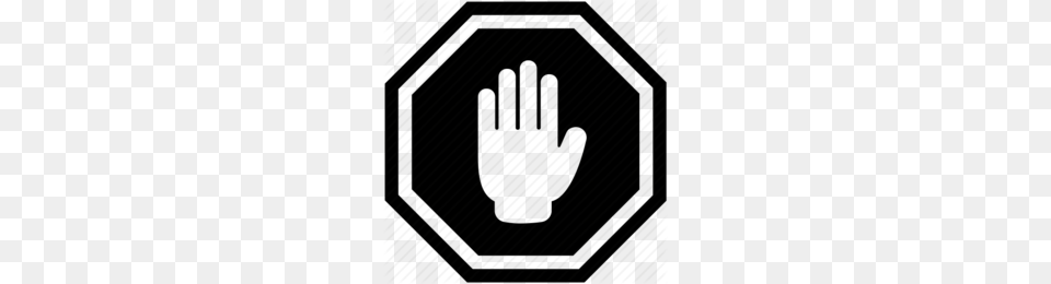 Download Stop Sign Clipart Royalty, Clothing, Glove, Body Part, Hand Png