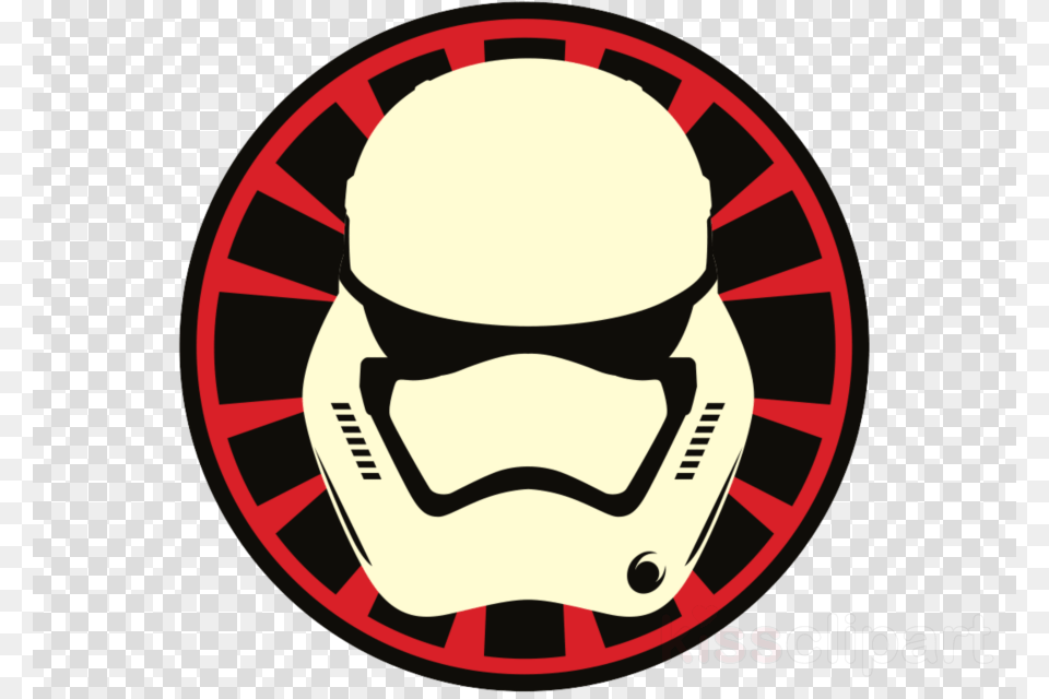 Download Stormtrooper Helmet T Shirt Clipart Stormtrooper, Sticker, Emblem, Symbol, Logo Png Image