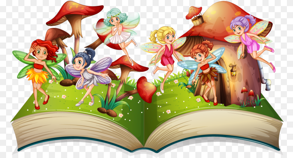 Download Storybook Clipart Royalty Clip Art Illustration, Book, Comics, Publication, Baby Png Image