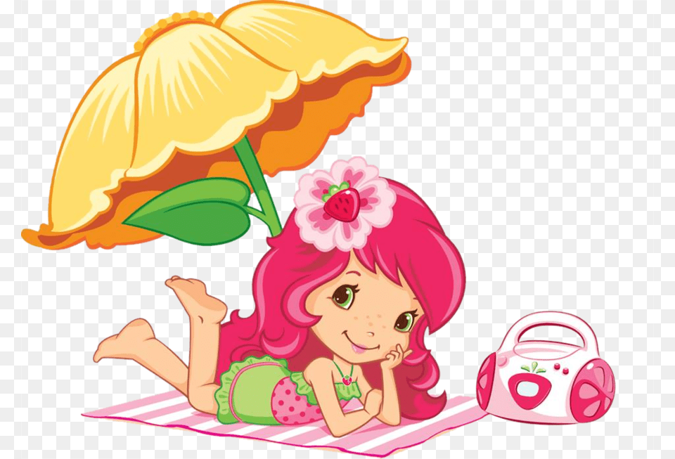 Download Strawberry Shortcake Blueberry Muffin Quote Clipart, Person, Baby, Head, Face Png