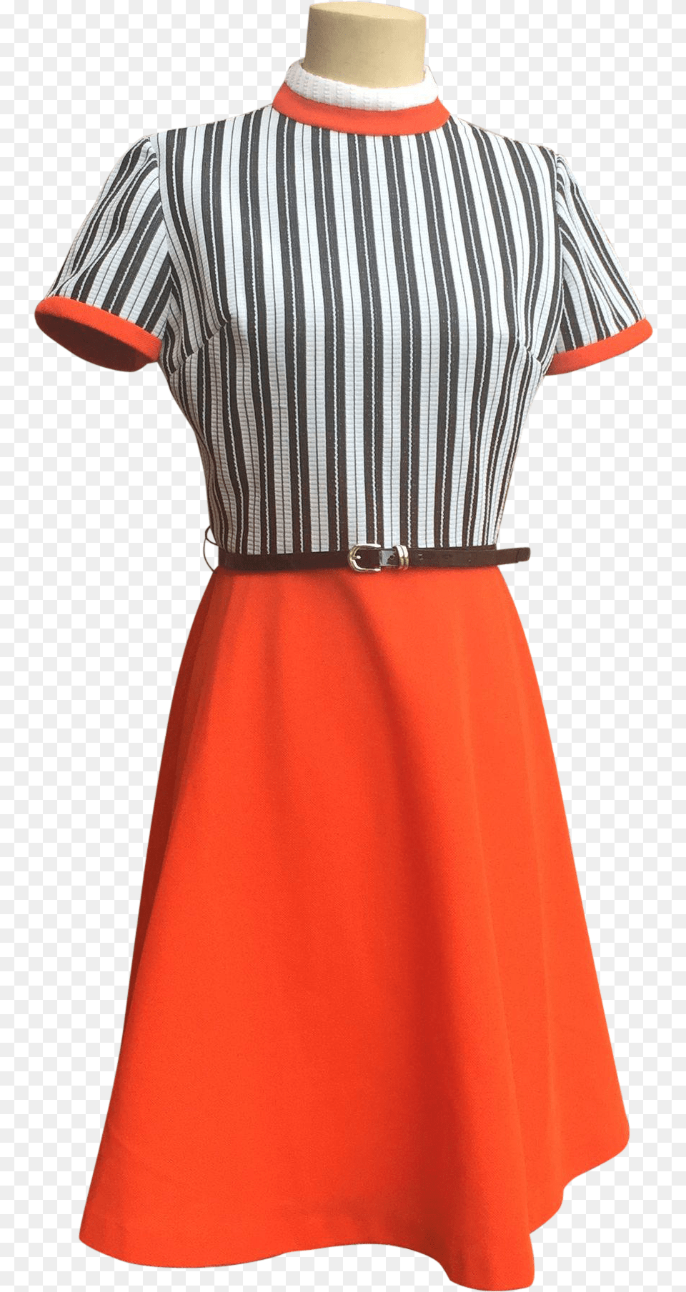 Striped Dress Photos Vintage Dresses, Blouse, Clothing, Skirt, Adult Free Png Download
