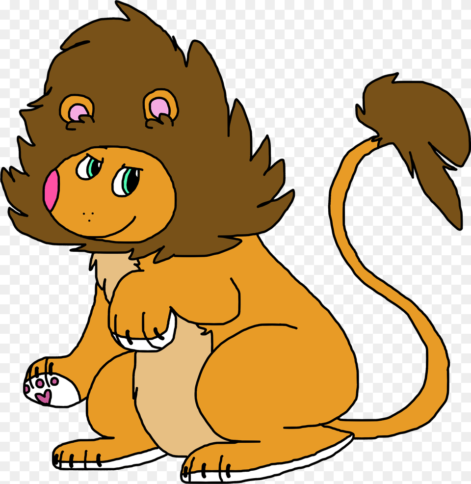 Download Stuffie Lion Animal Figure, Baby, Person, Cartoon, Face Free Png