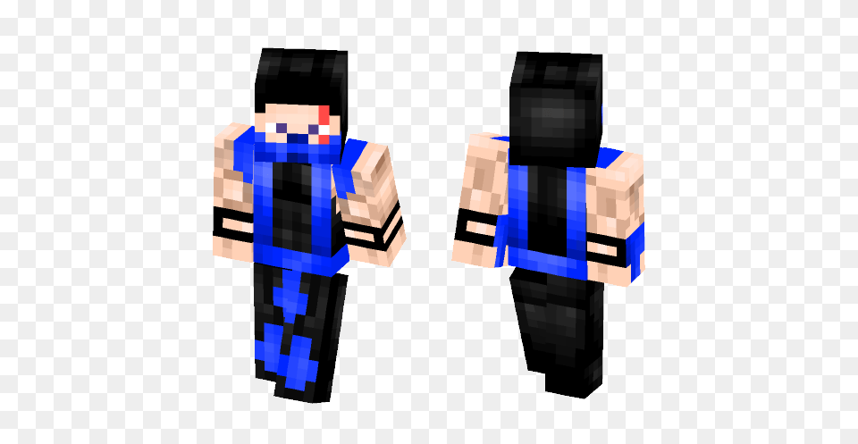 Sub Zero Mortal Kombat Minecraft Skin For Person, Body Part, Hand Free Png Download
