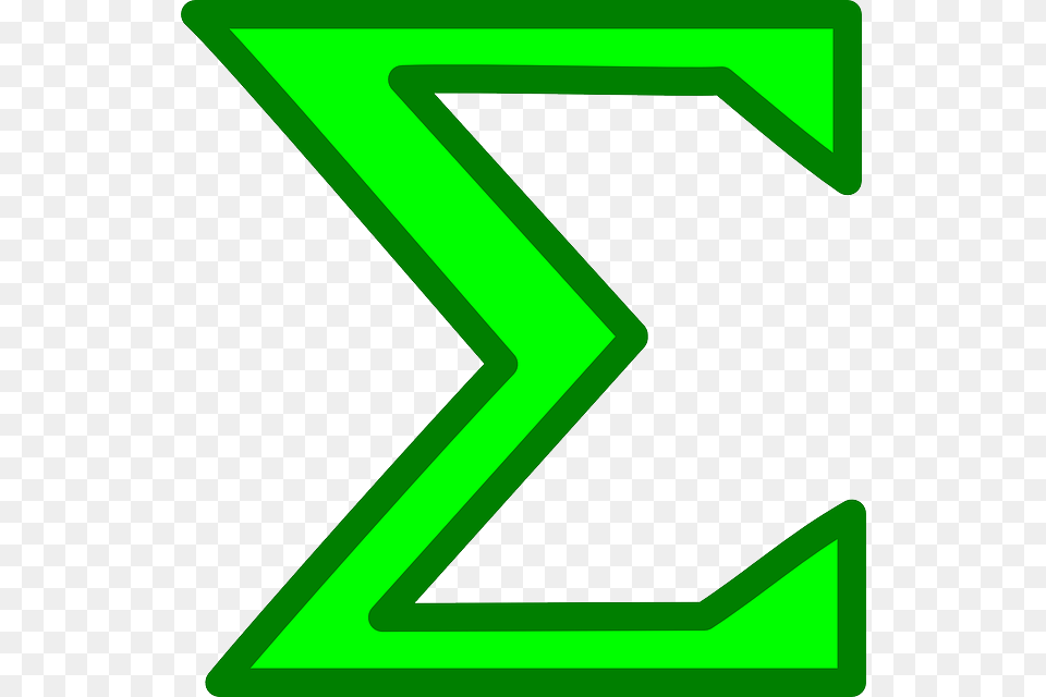 Download Sum Symbol Clipart Summation Mathematics Clip Art, Text, Number, Recycling Symbol Free Png
