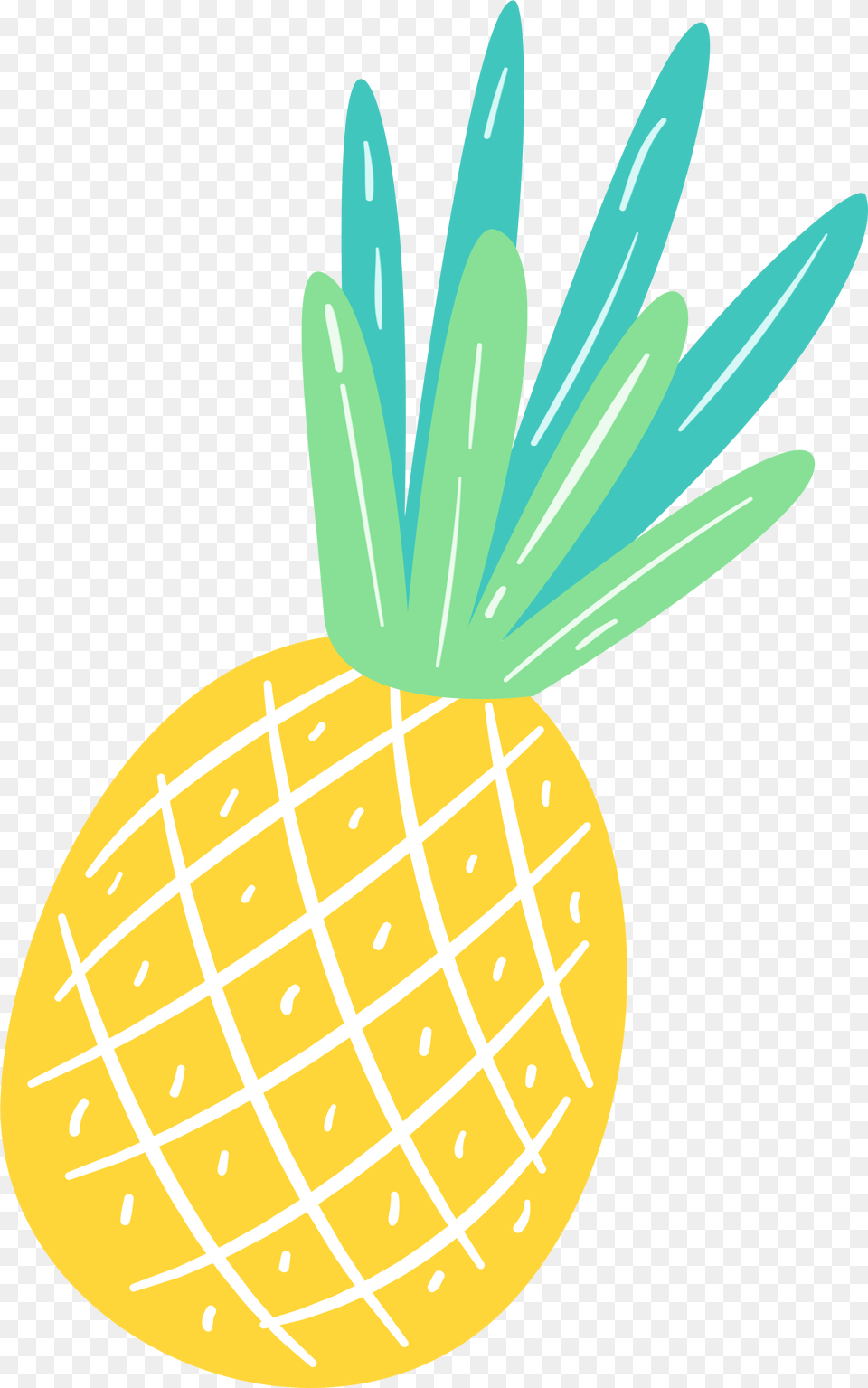 Download Summer Clipart Pineapple, Food, Fruit, Plant, Produce Png Image