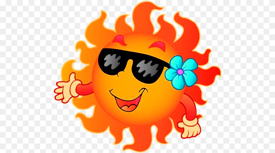 Download Summer For Sun Content Smiling Cartoon Clipart Cartoon Sun And Clouds, Baby, Person Free Png
