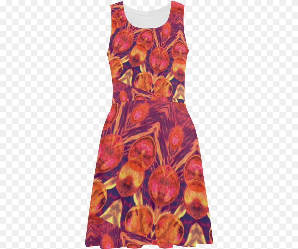 Download Sunburst Abstract Peach Cream Orange Star Quilt Day Dress, Clothing, Pattern, Art, Floral Design Png Image