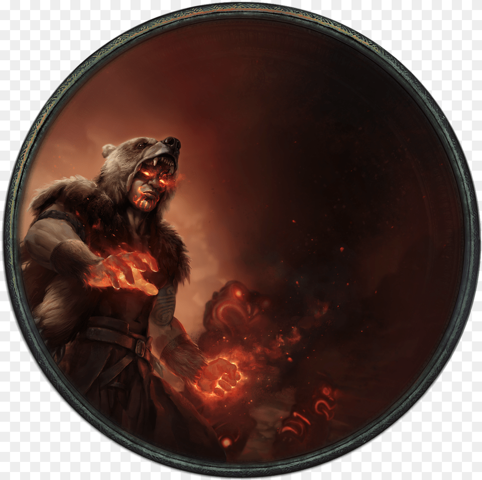 Download Sunder Burn Fire Chief Path Of Exile Ascendancies Art, Photography, Adult, Male, Man Png Image