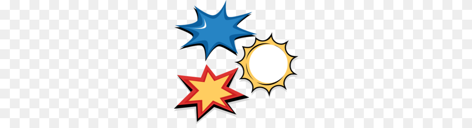 Download Super Hero Starburst Clipart Superhero Clip Art, Symbol, Leaf, Plant, Star Symbol Png