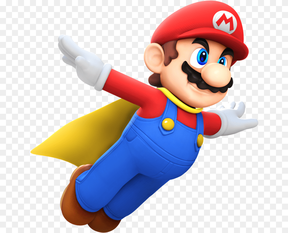 Download Super Mario Flying Image For Mario, Game, Super Mario, Baby, Person Png