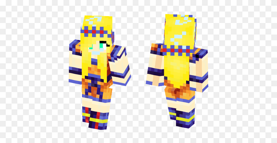 Download Super Saiyan Girl Goku Minecraft Skin For Free, Person, Baby, Toy, Art Png Image