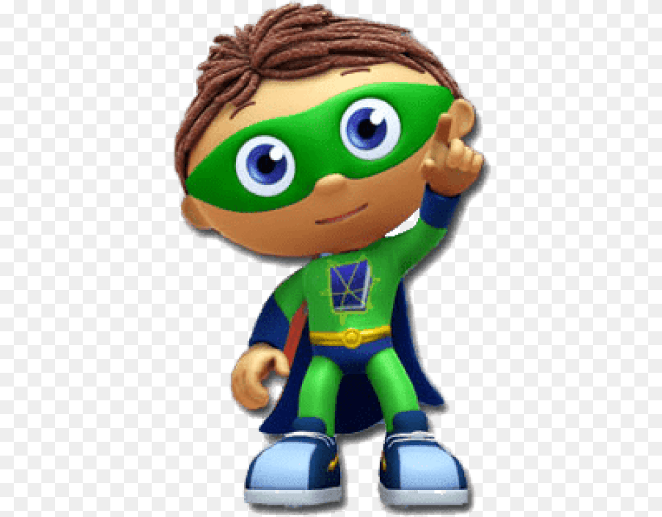 Download Super Why Holding Up Finger Clipart Super Why Characters, Toy Png