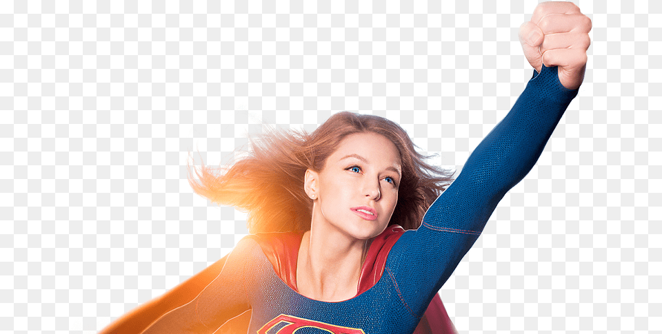 Download Supergirl Transparent Female Superhero Super Girl Logo, Body Part, Person, Hand, Finger Png