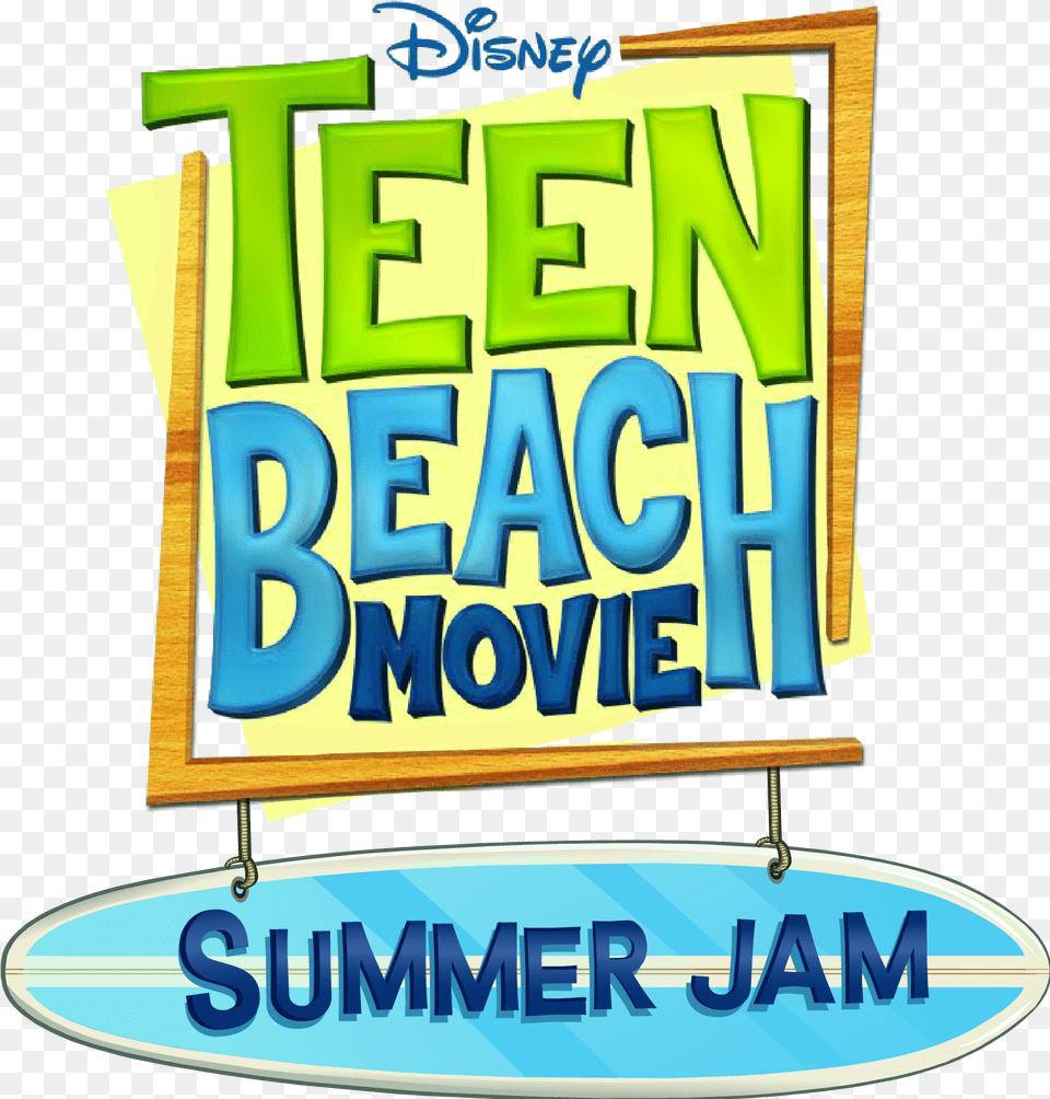 Download Surfs Up Teen Beach Movie Logo Teen Beach Movie Teen Beach Musical, Advertisement, Architecture, Building, Hotel Free Png