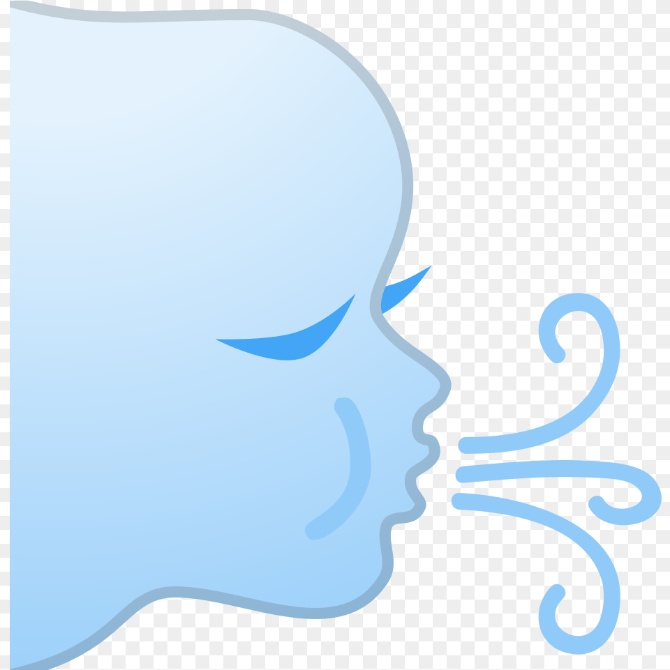 Download Svg Download Emoji De Viento, Head, Person, Face Png Image